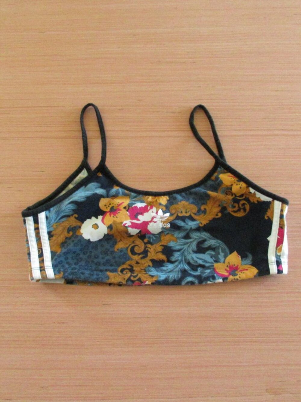 Adidas x HER Studio London Floral Crop Sports Bra – Women’s Large